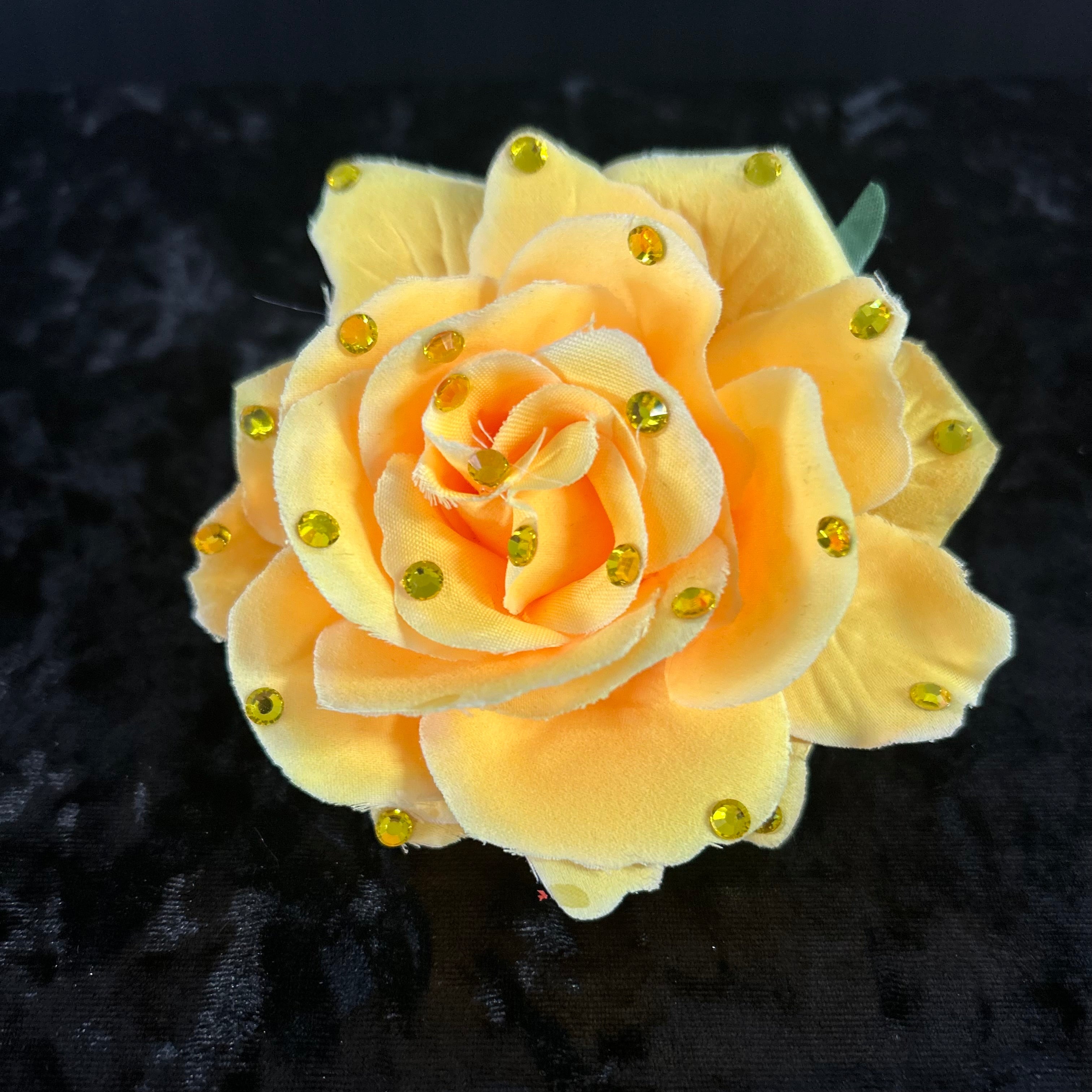 Crystal Hair Flowers