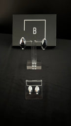 Navette Stud Earrings