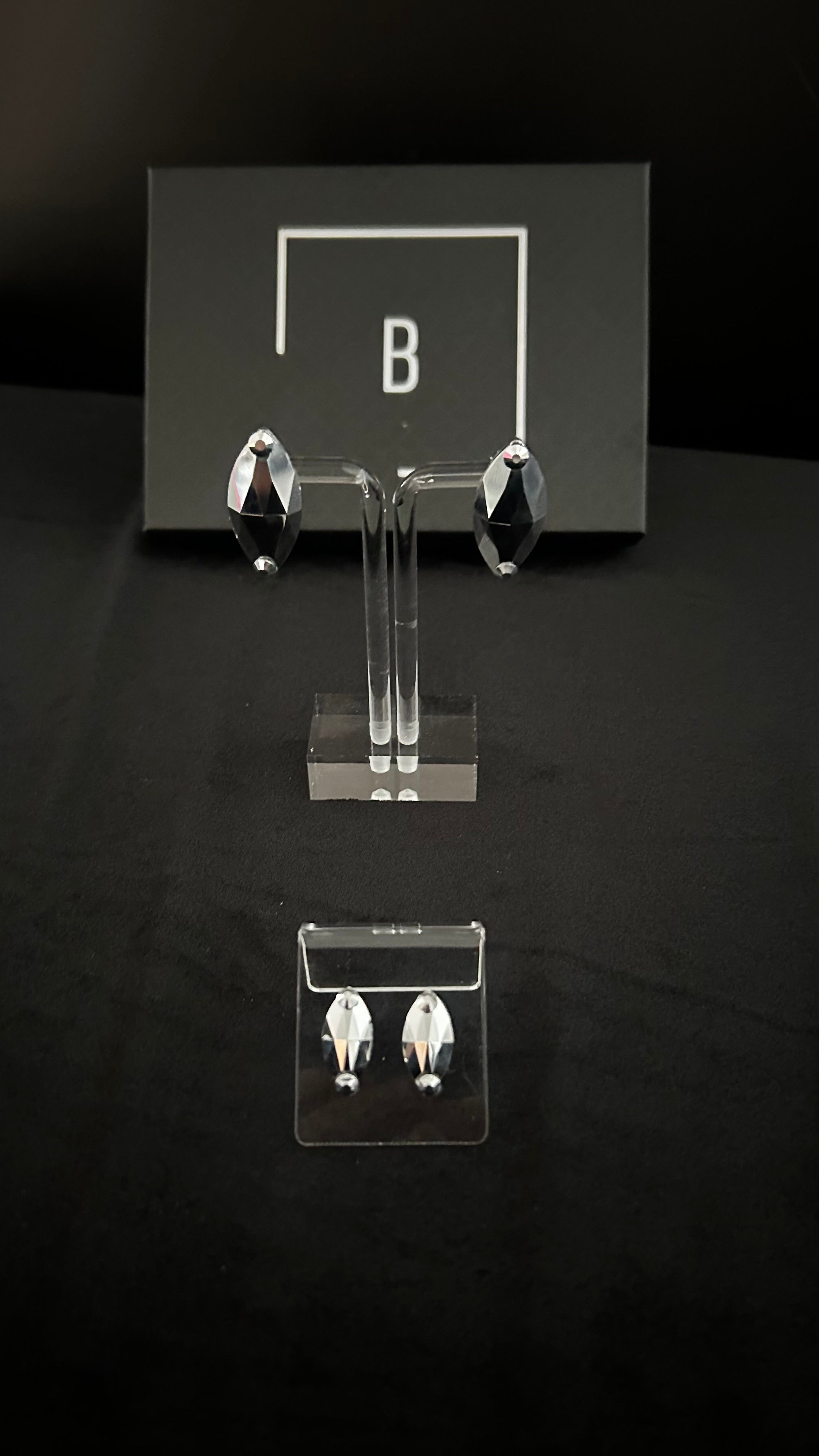 Navette Stud Earrings