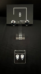 Oval Stud Earrings