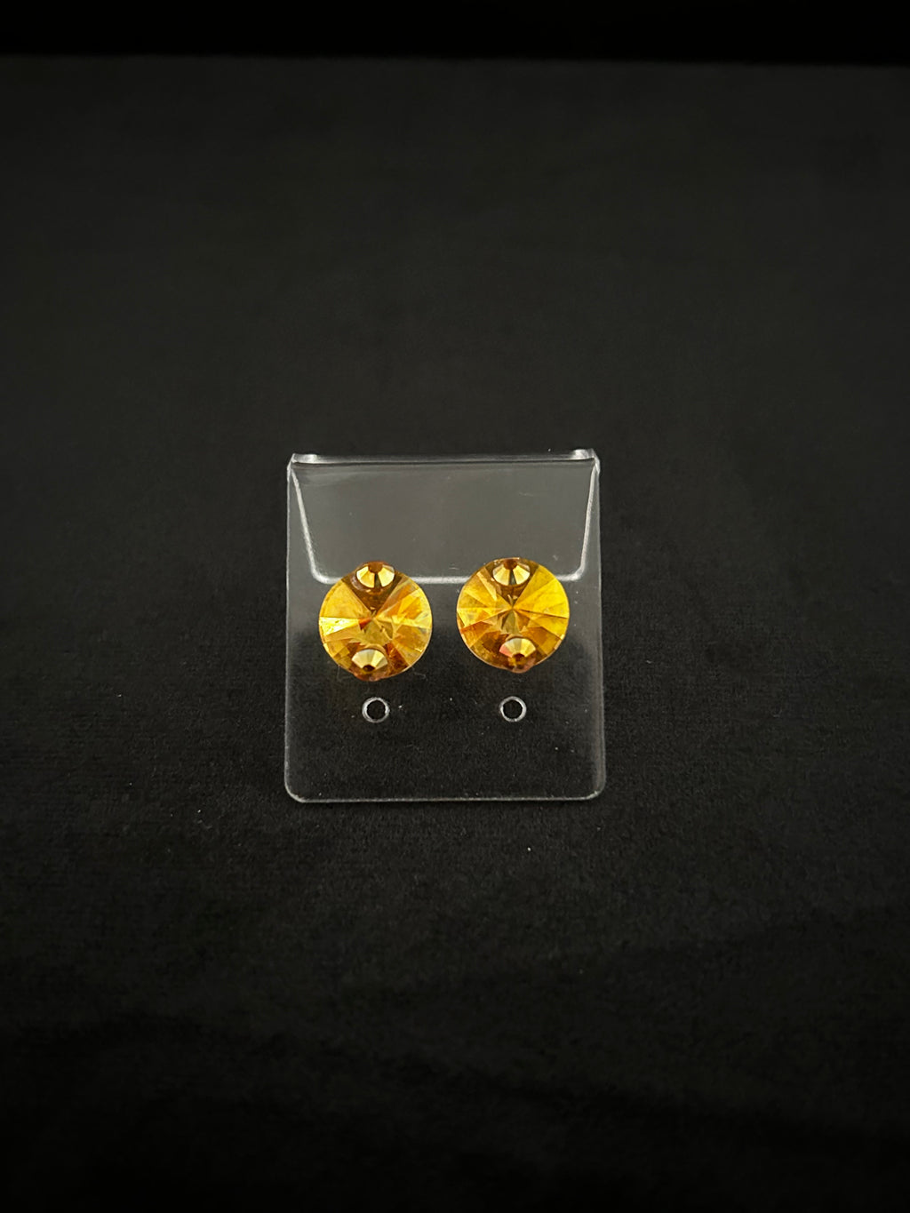 Round Stud Earrings