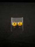 Round Stud Earrings