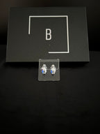 Navette Stud Earrings