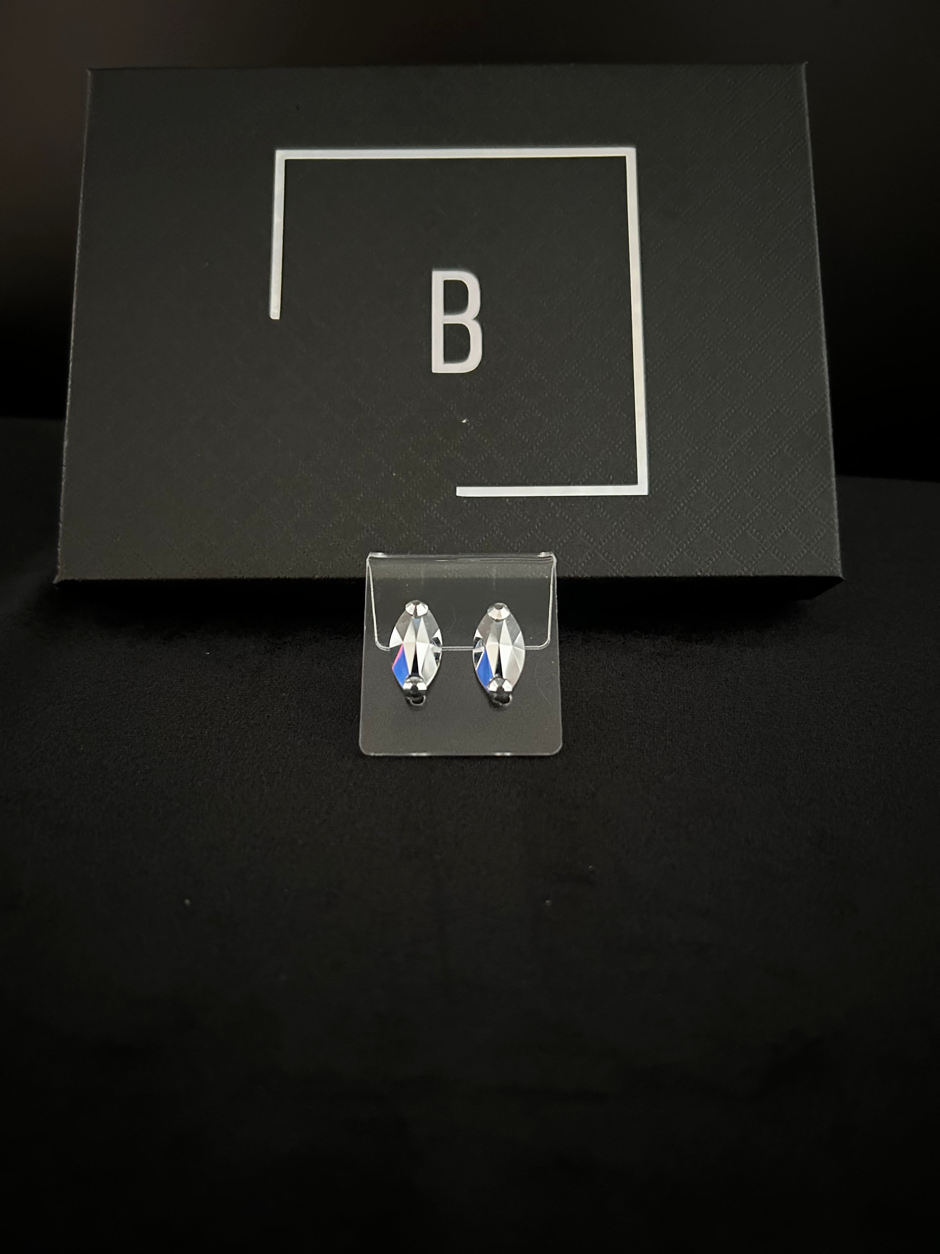 Navette Stud Earrings