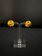 Round Stud Earrings