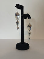 3 Drop Earrings in Pear drop
