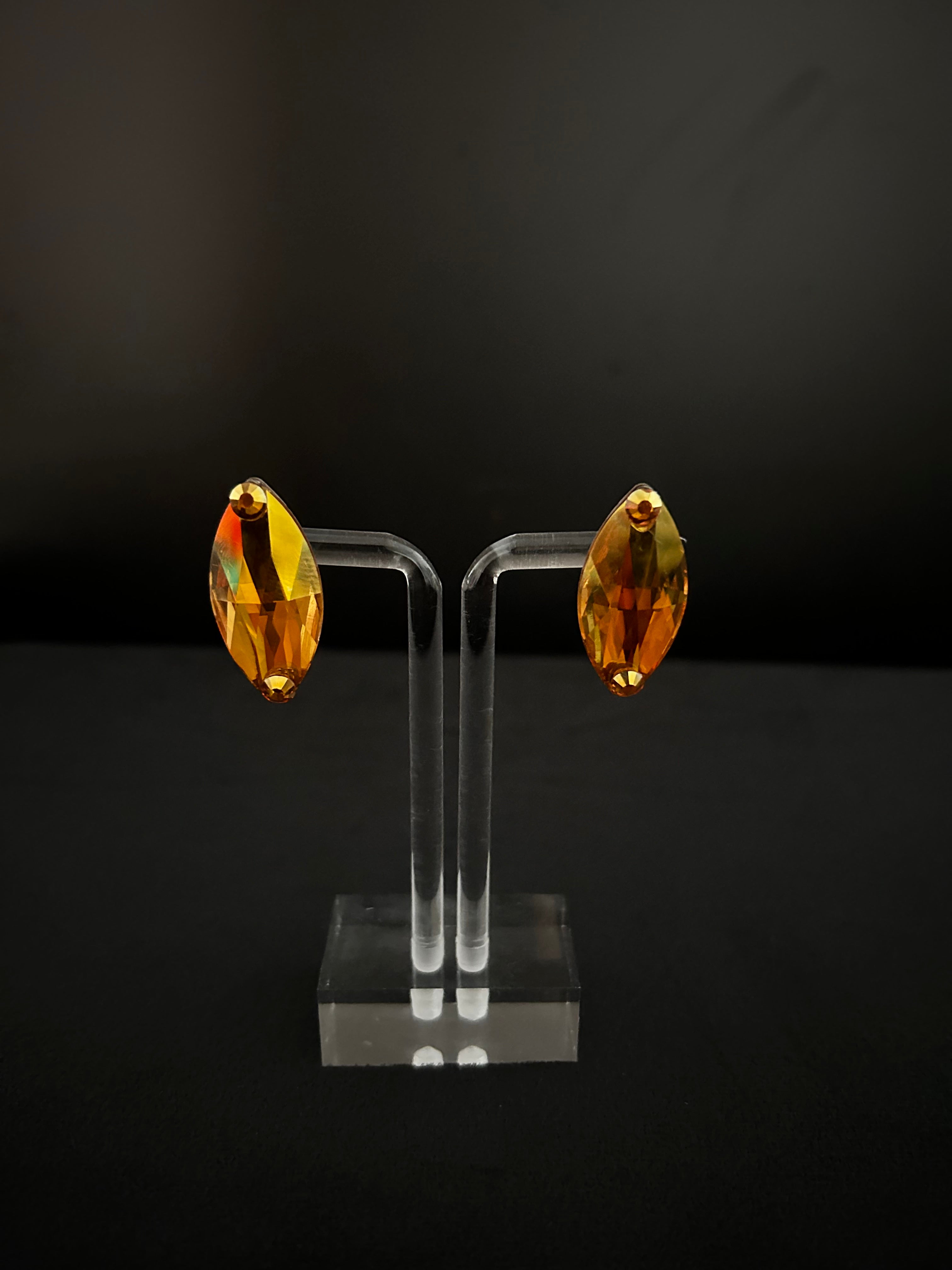 Navette Stud Earrings