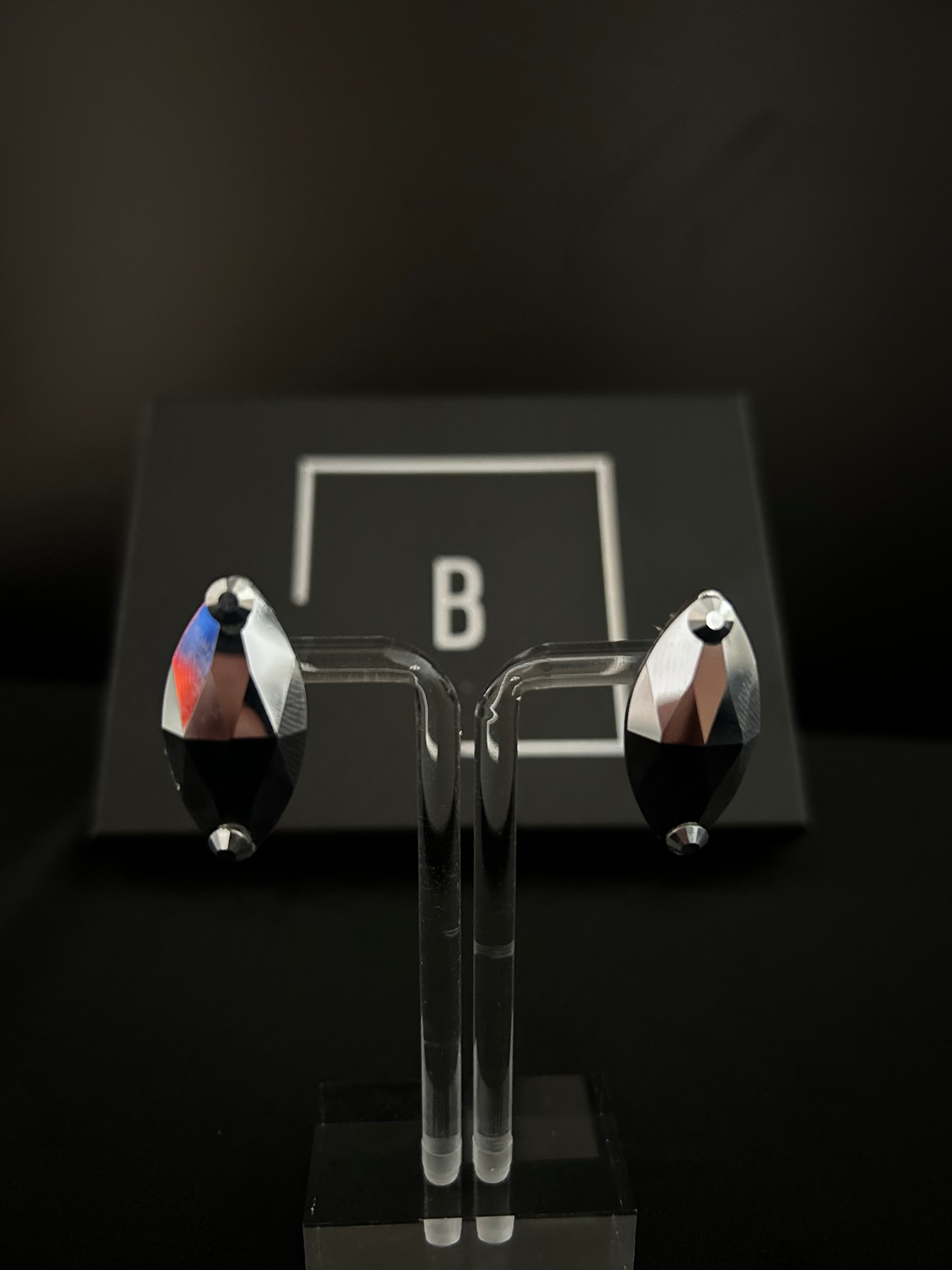 Navette Stud Earrings