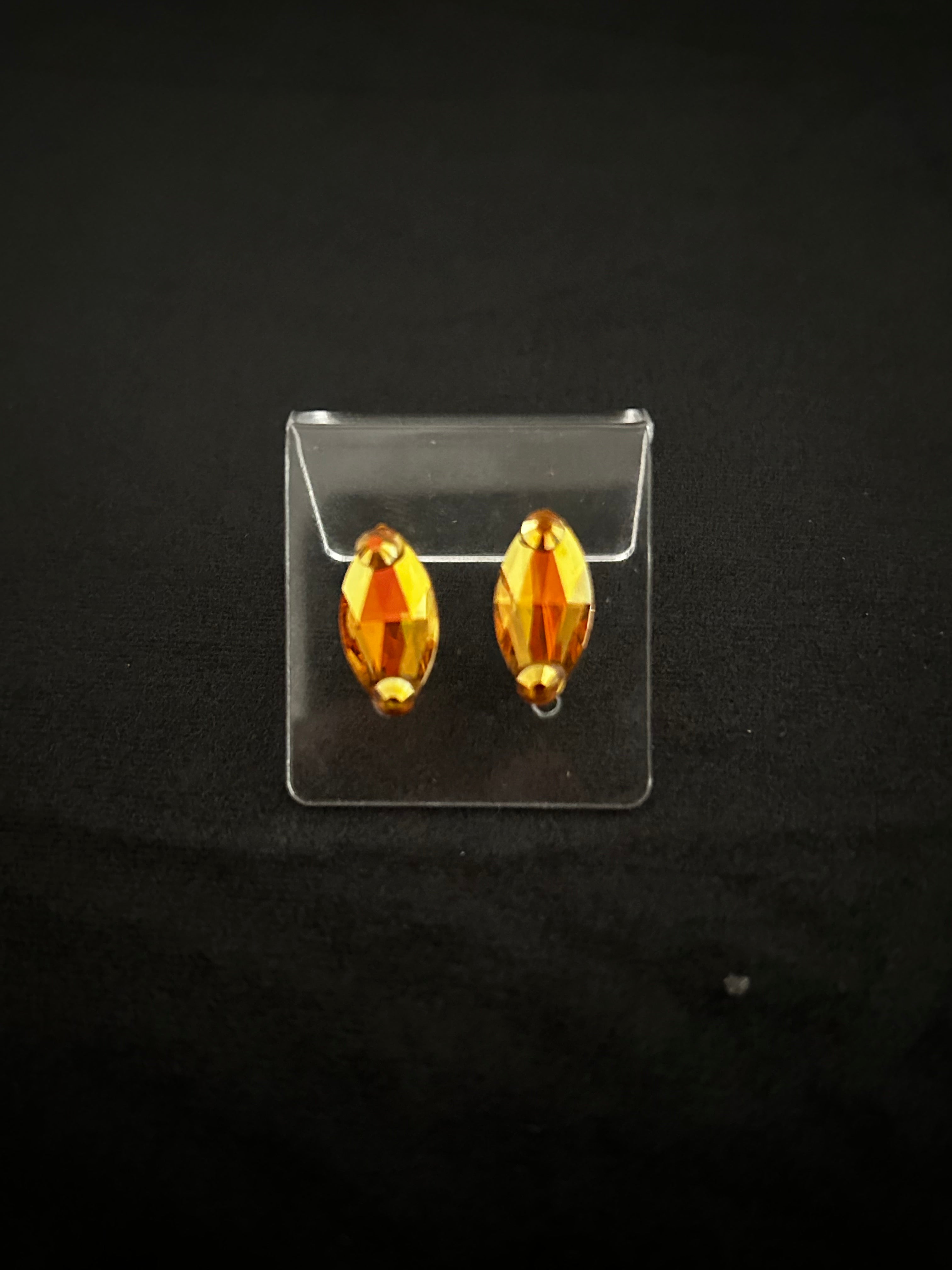 Navette Stud Earrings