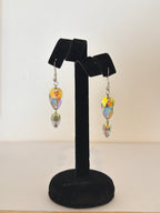2 Drop Earrings in Pear drop