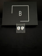 Oval Stud Earrings