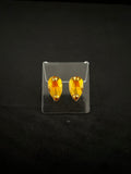 Pear Drop Stud Earrings