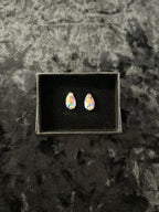 Pear Drop Stud Earrings