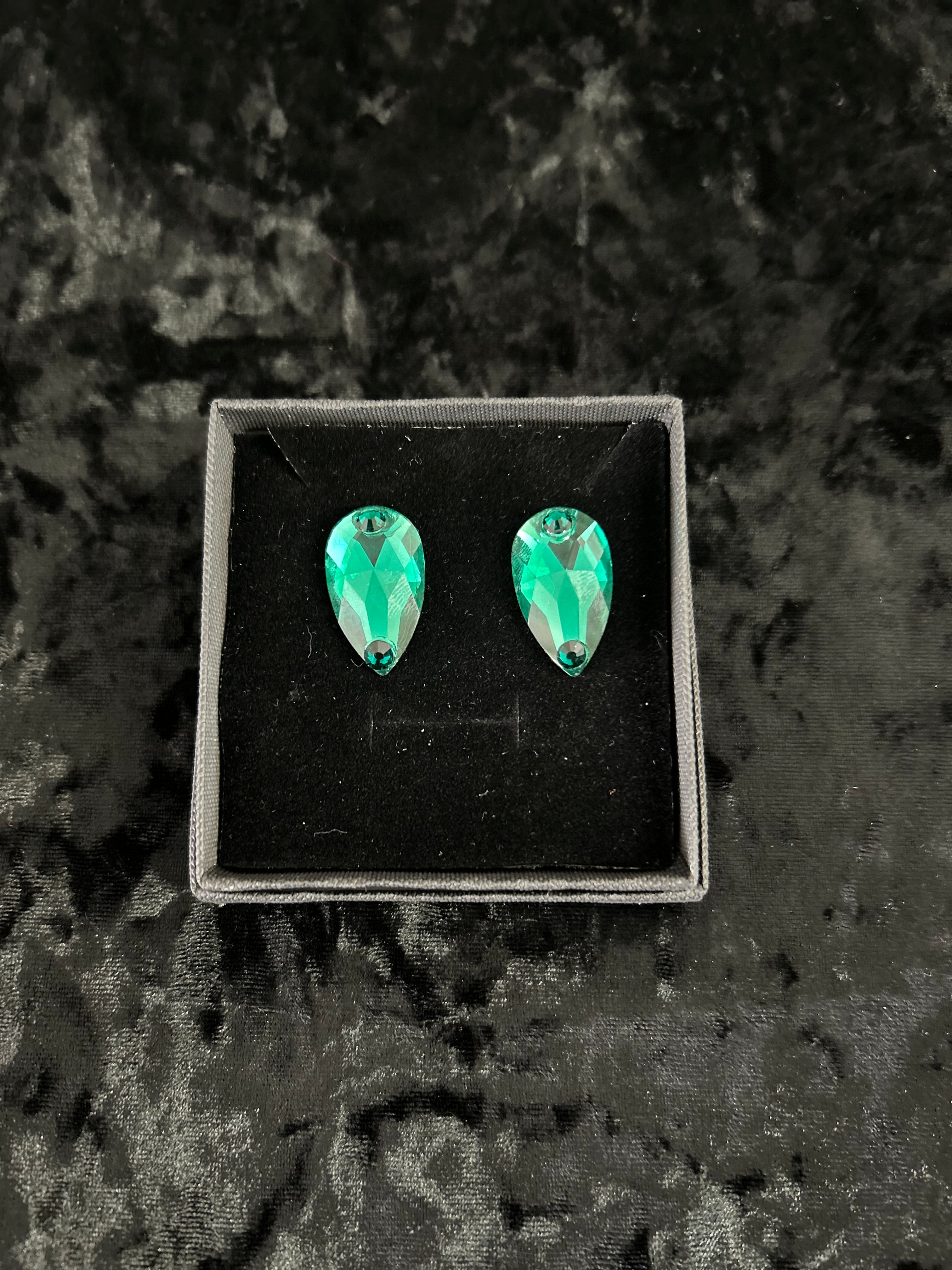 Pear Drop Stud Earrings