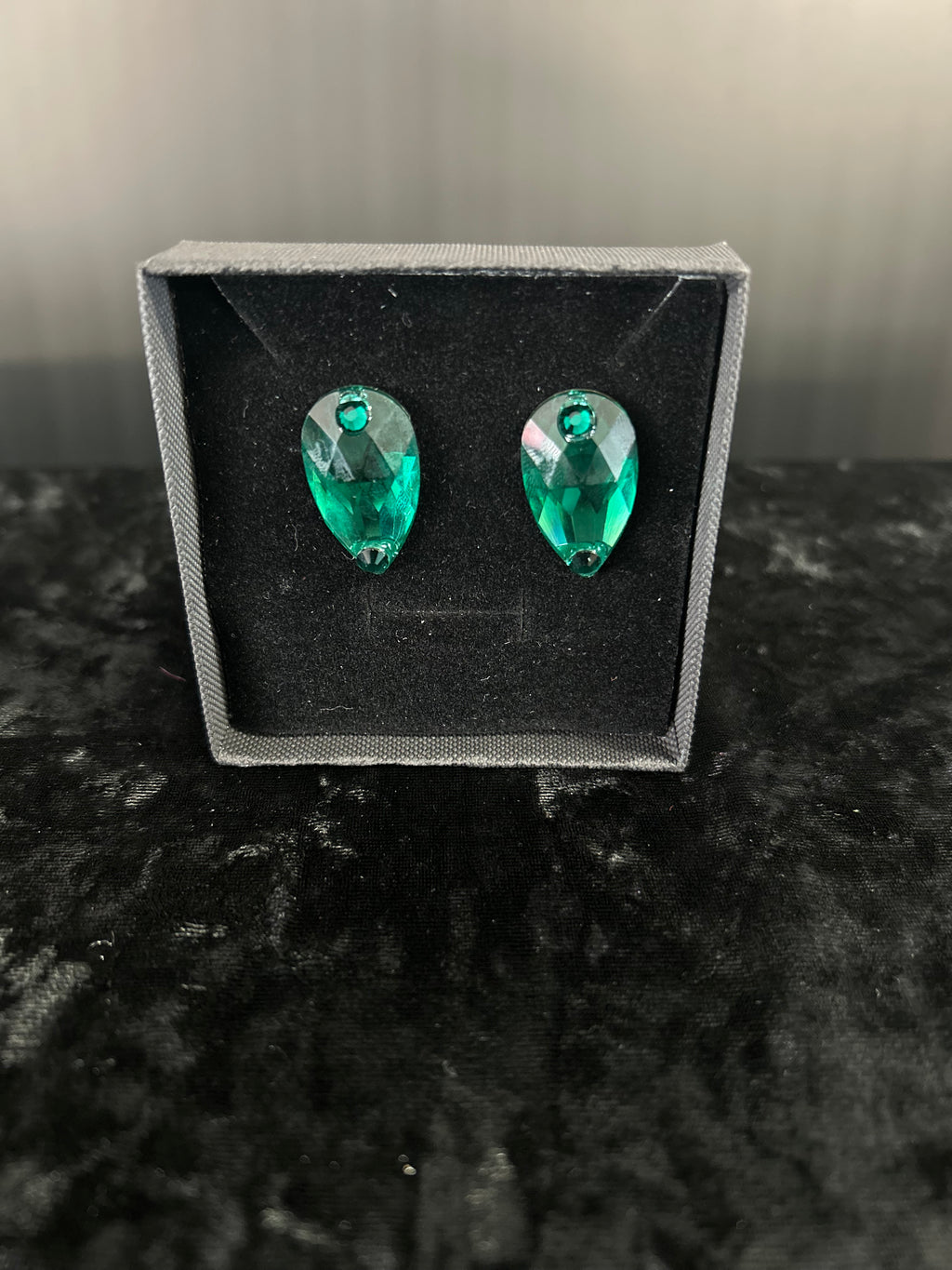 Pear Drop Stud Earrings