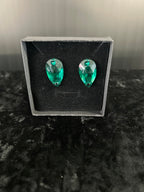 Pear Drop Stud Earrings