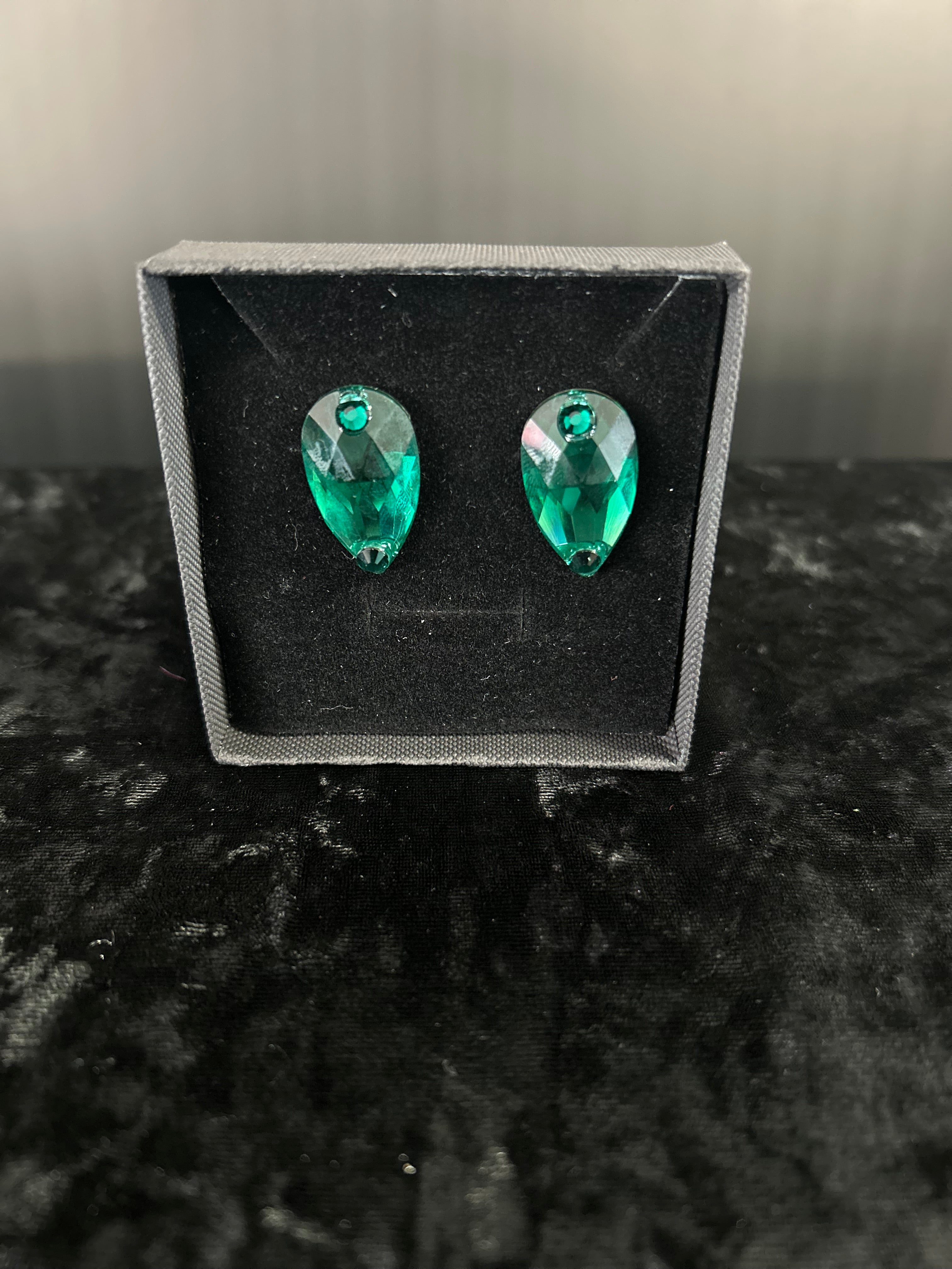 Pear Drop Stud Earrings