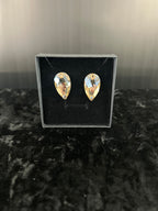 Pear Drop Stud Earrings