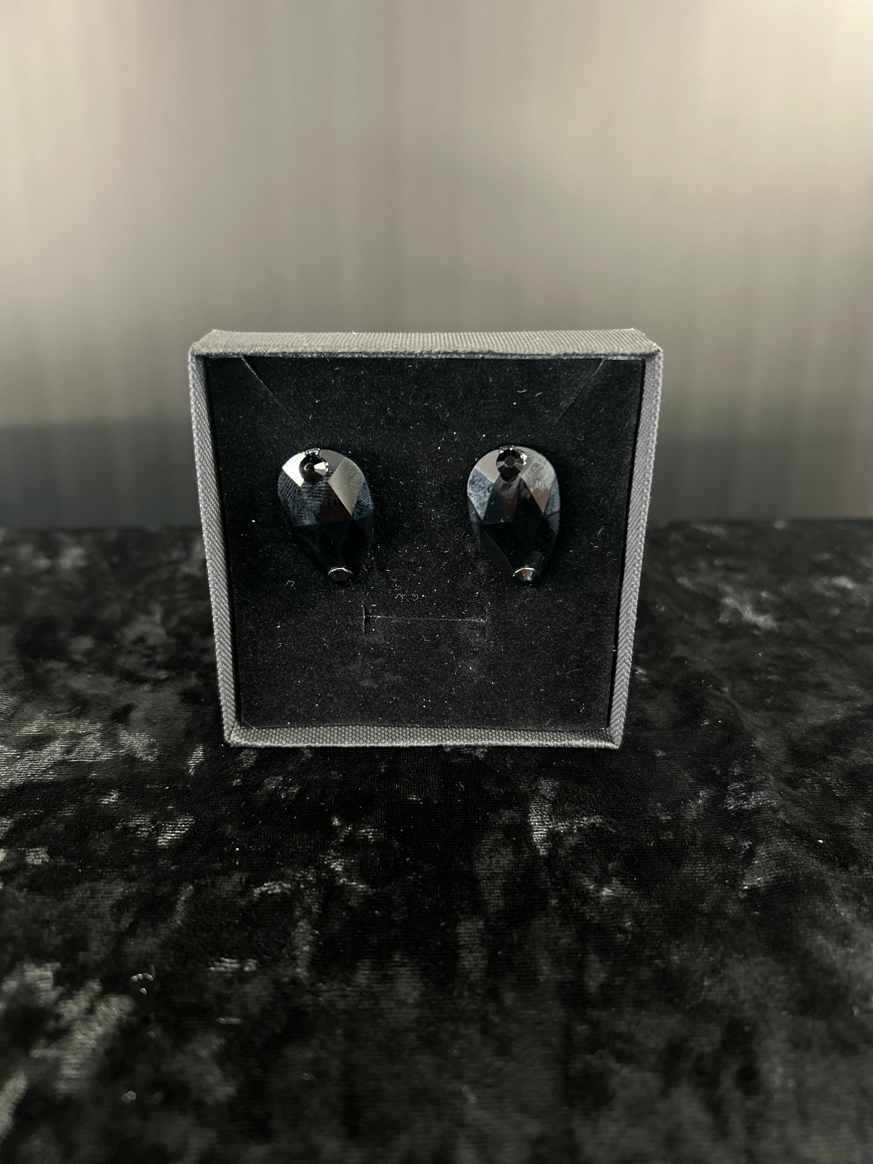 Pear Drop Stud Earrings
