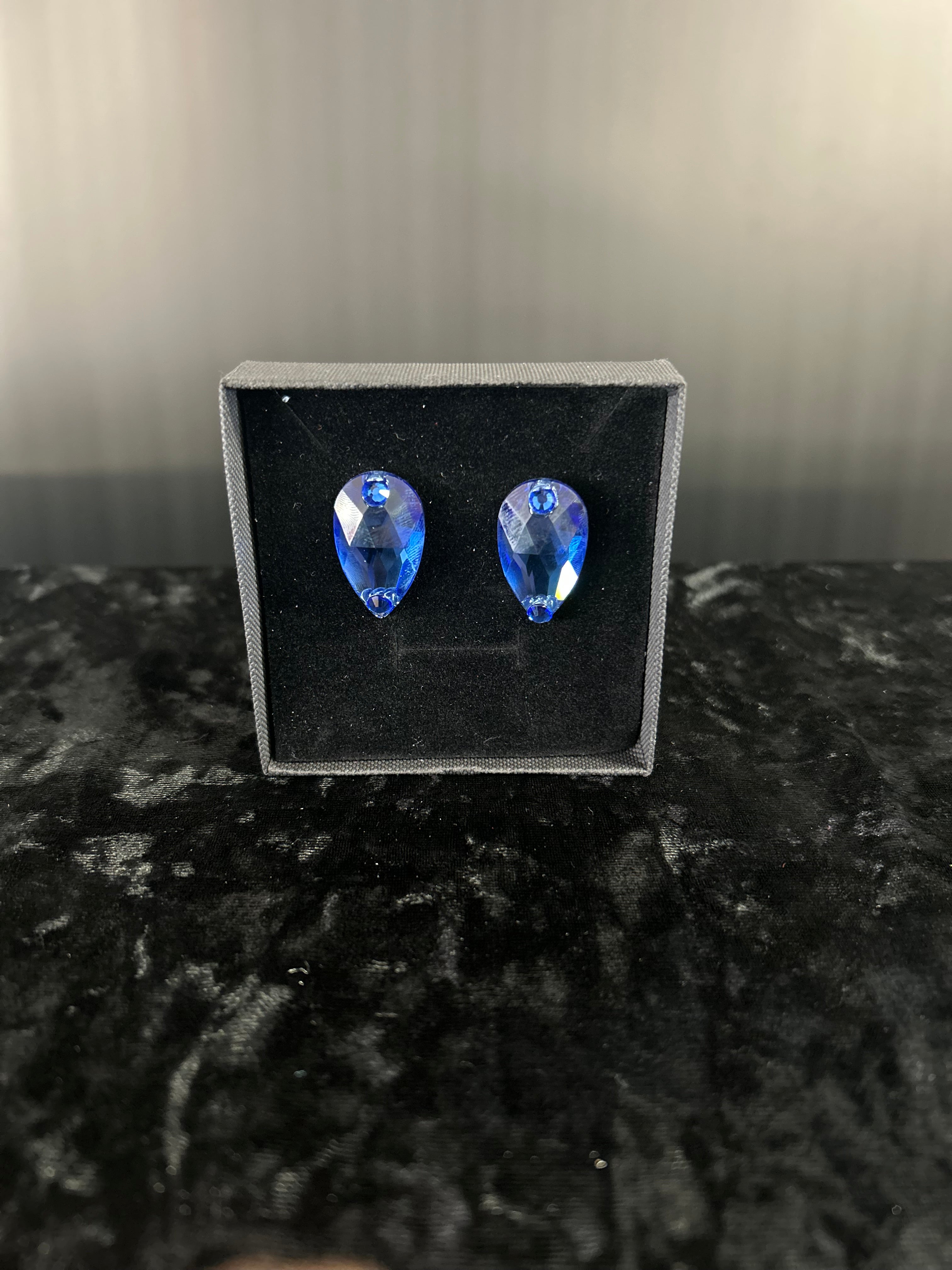 Pear Drop Stud Earrings