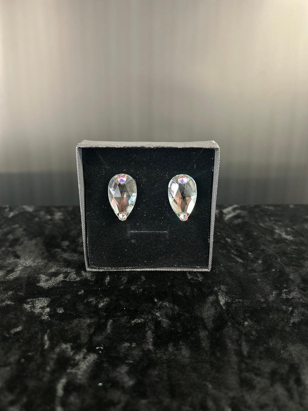 Pear Drop Stud Earrings