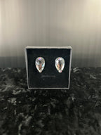 Pear Drop Stud Earrings
