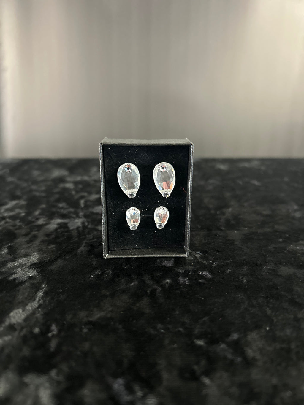 Pear Drop Stud Earrings