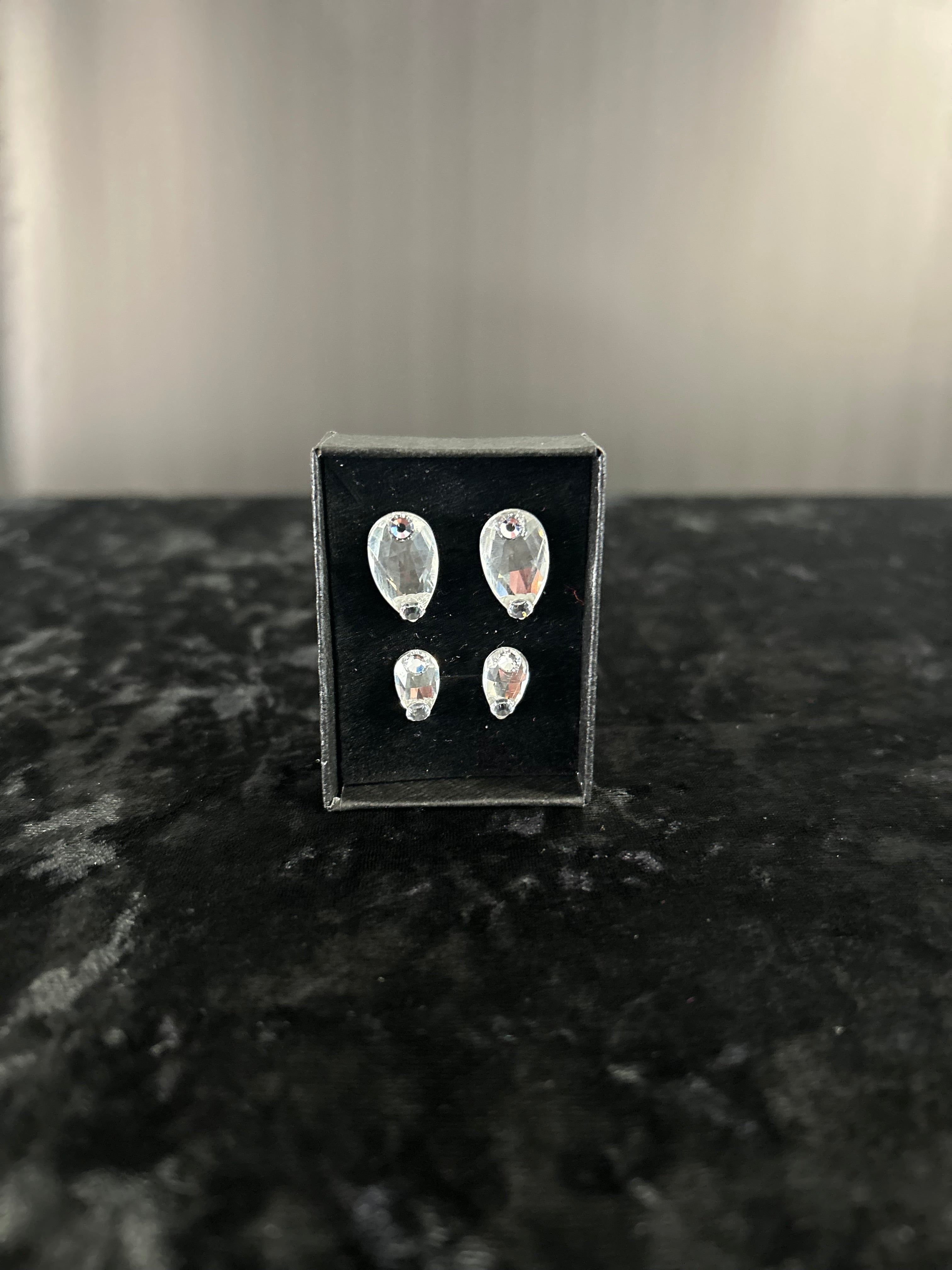Pear Drop Stud Earrings