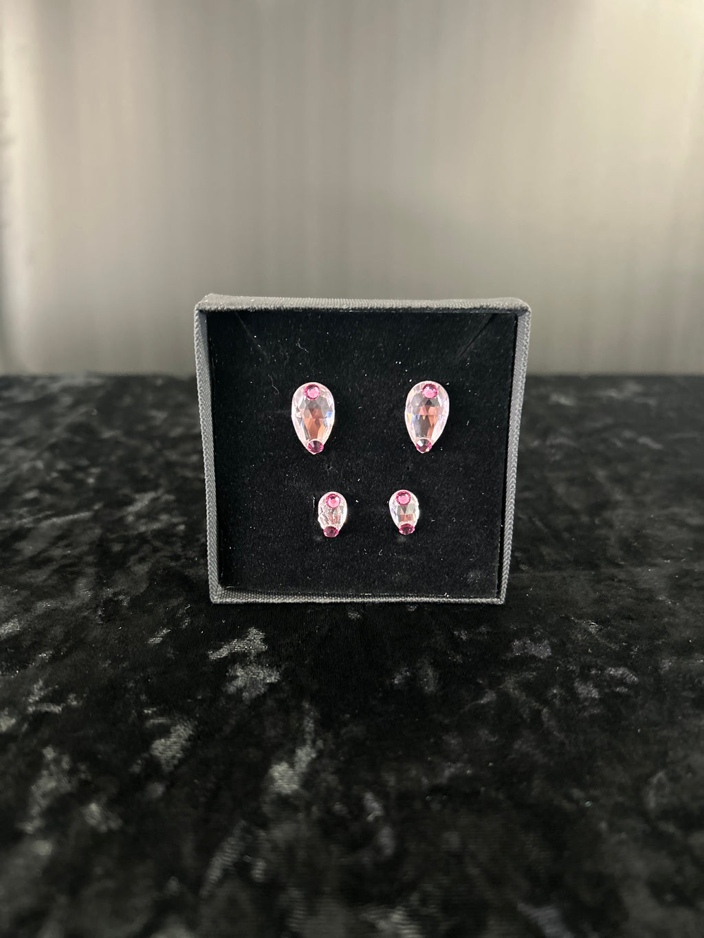 Pear Drop Stud Earrings
