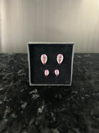 Pear Drop Stud Earrings