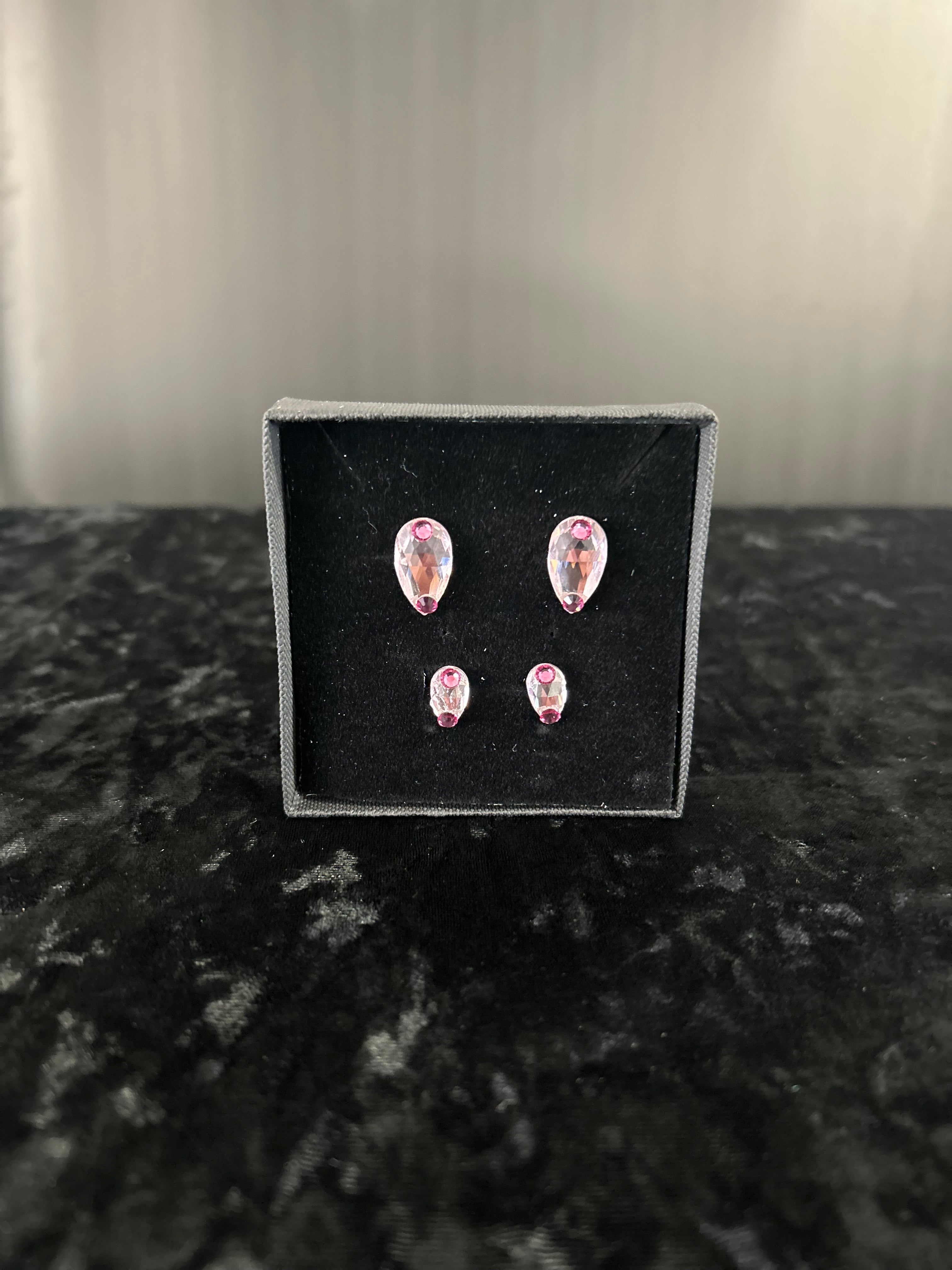 Pear Drop Stud Earrings