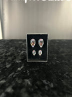 Pear Drop Stud Earrings