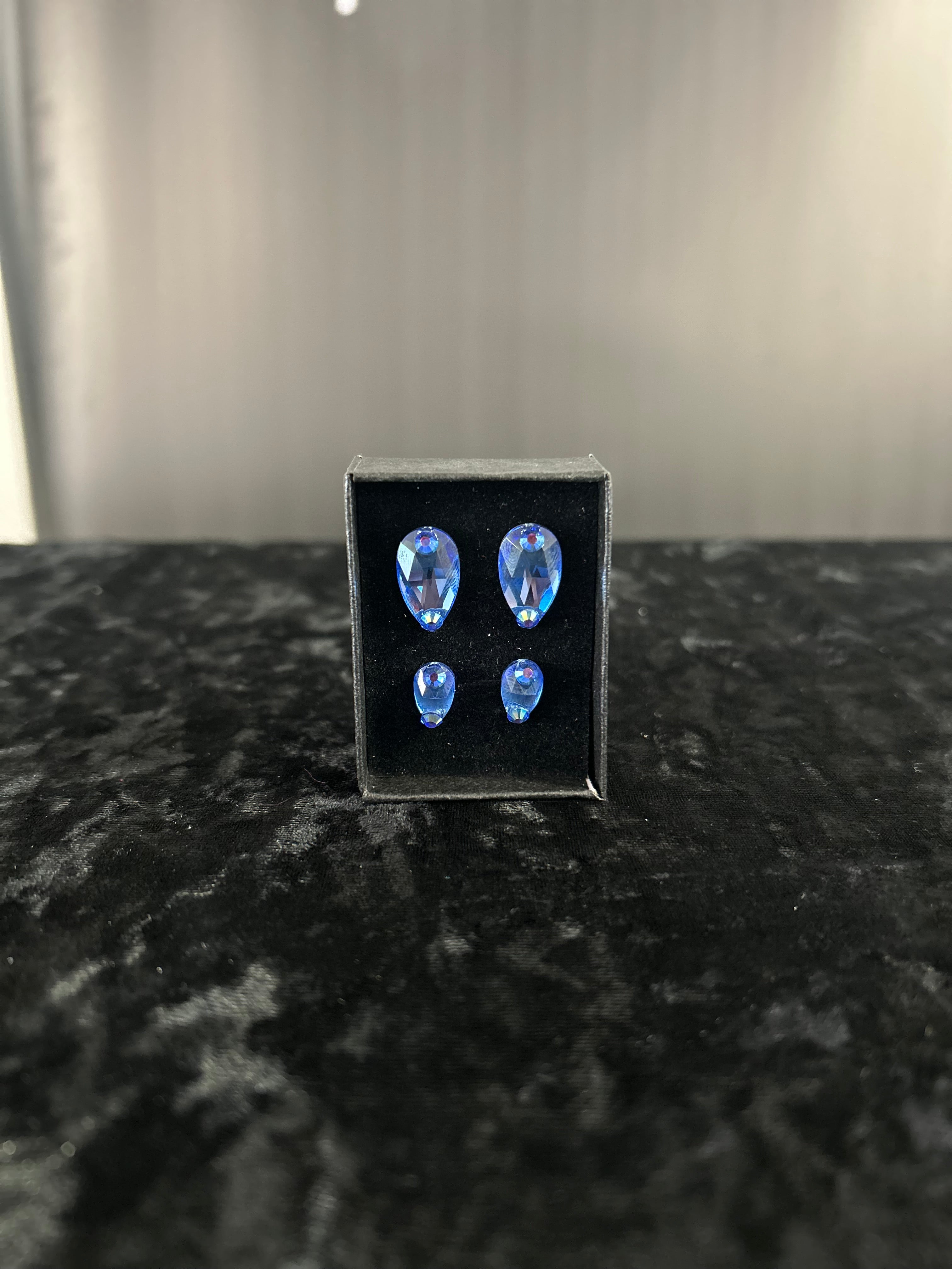 Pear Drop Stud Earrings