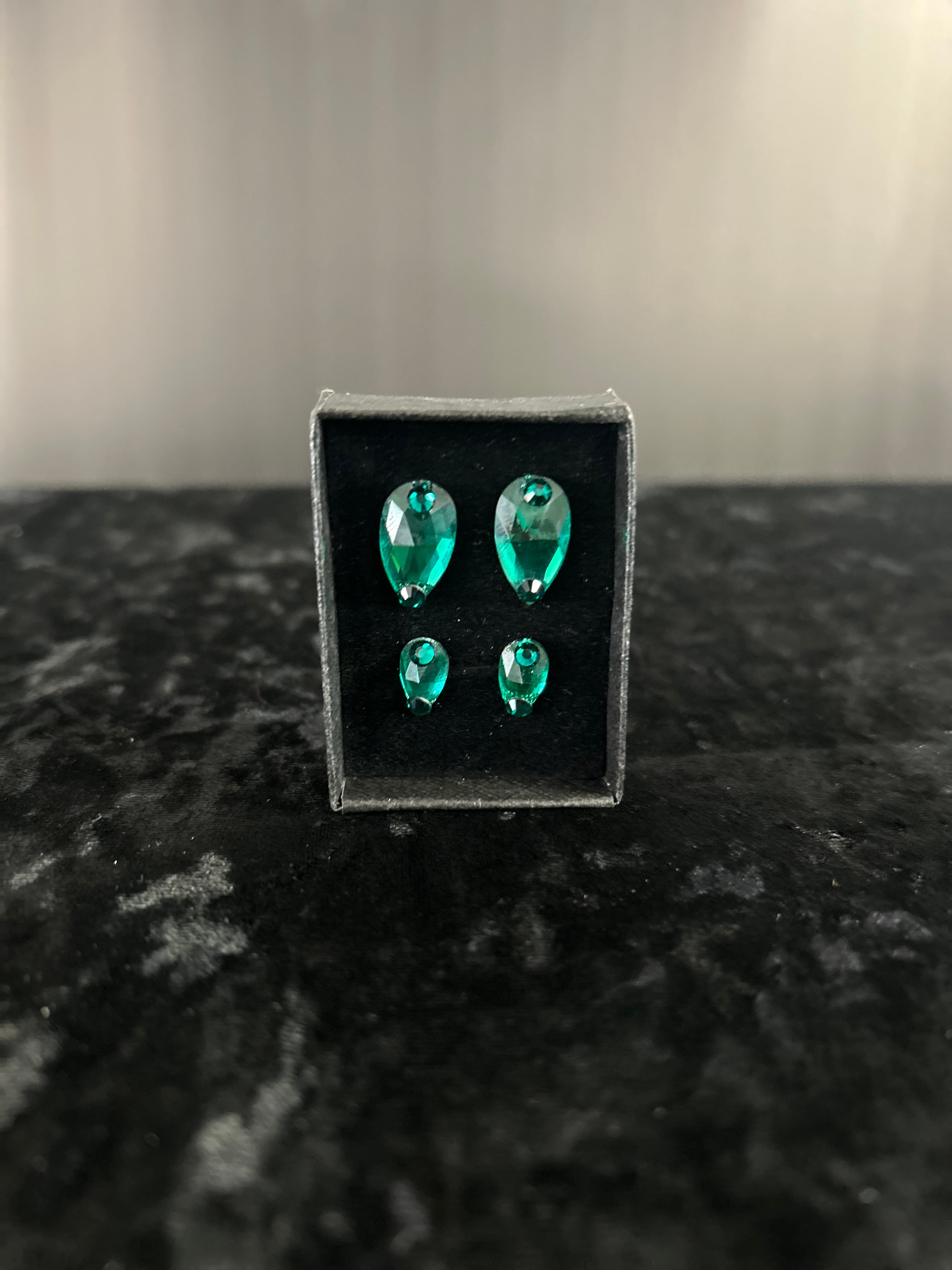 Pear Drop Stud Earrings