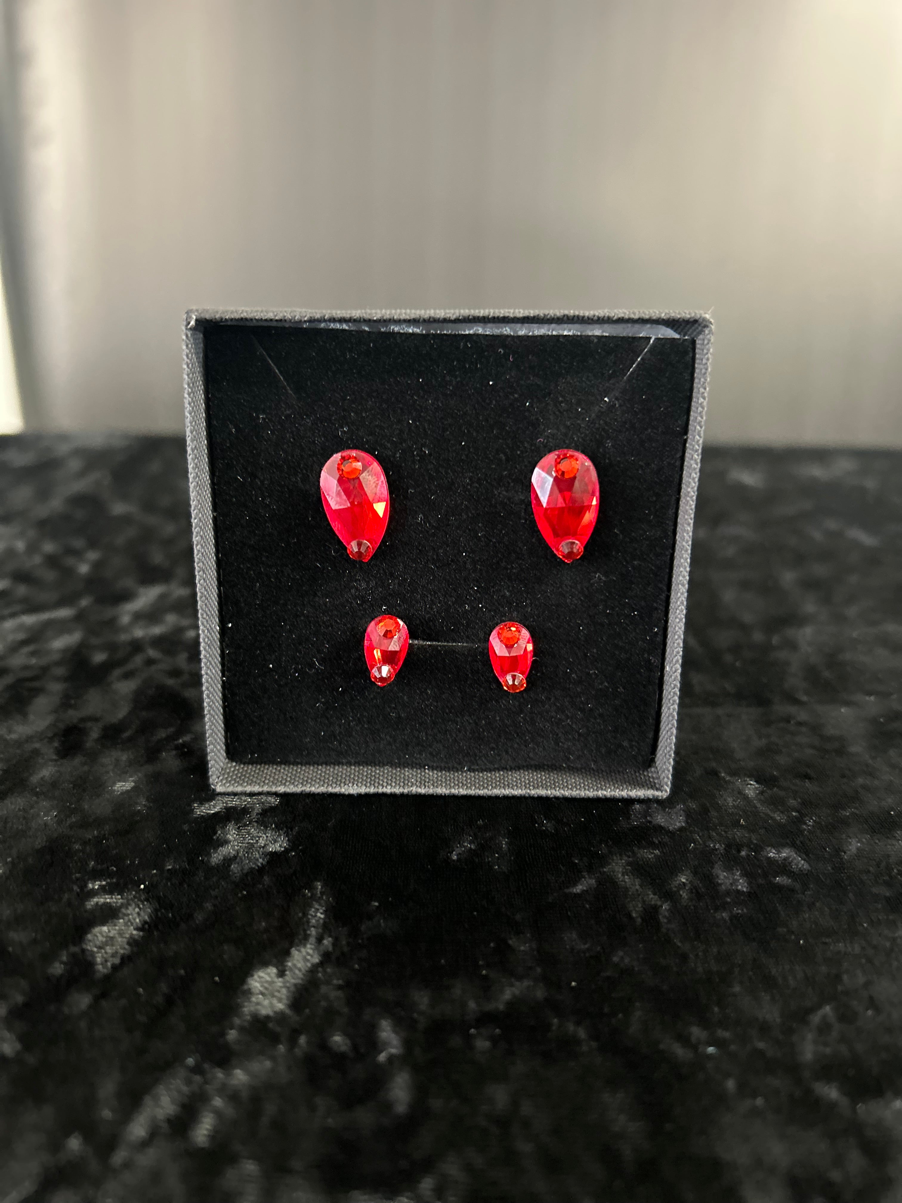 Pear Drop Stud Earrings