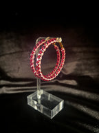 Skinny "Glitz" Hoop Earrings